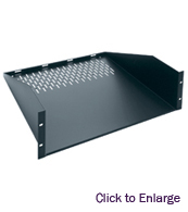 Vented 3 Space Rackshelf